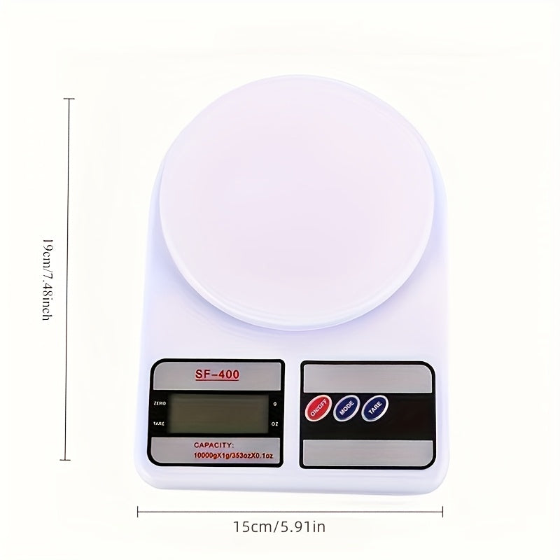 Accurate Digital Kitchen Scale for Baking & Cooking - User-Friendly, Sturdy, High-Precision Strain Sensor Technology, Stylish Design, Ideal for Baking and Meal Preparation, Requires AAA Batteries (not included)