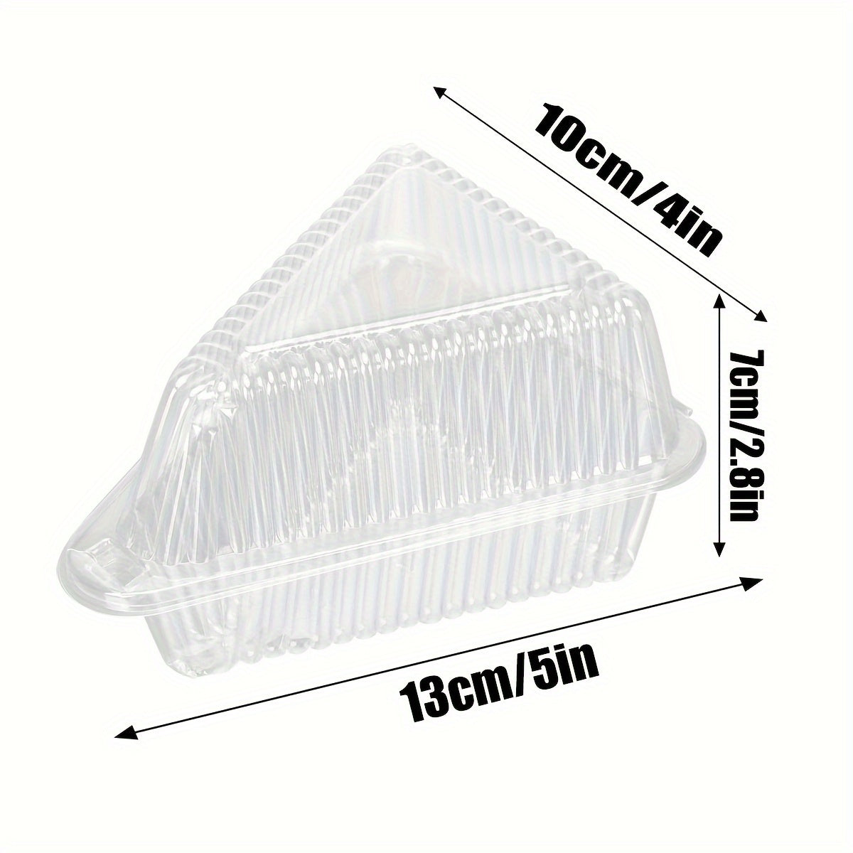Гибкие одноразовые контейнеры для тортов и пирогов с надежными откидными крышками — доступны в упаковках по 15, 35 и 45 шт. Эти прозрачные пластиковые коробки идеально подходят для ломтиков чизкейка на вынос, для вечеринок и не только.