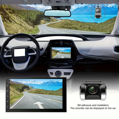 YIXINGJIA Android Car Navigation System with 720p HD Dash Cam and ADAS Driving Assistance, USB Powered, Passenger Side Orientation, No Display, for Android Devices