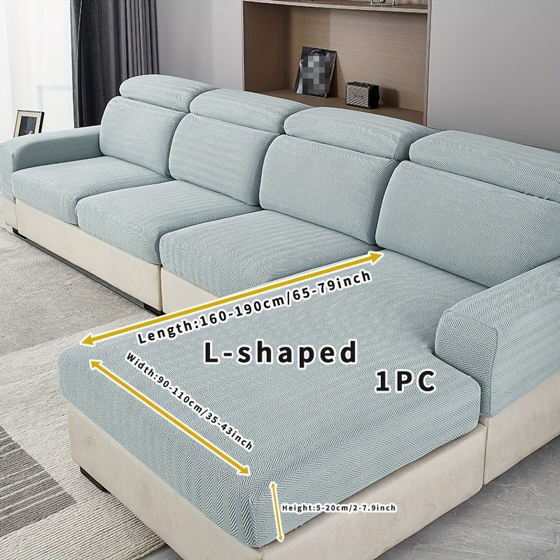 1 piece stretch sofa slipcover protects furniture from dust and provides universal coverage for all seasons, perfect for bedroom, office, living room, and home decor.