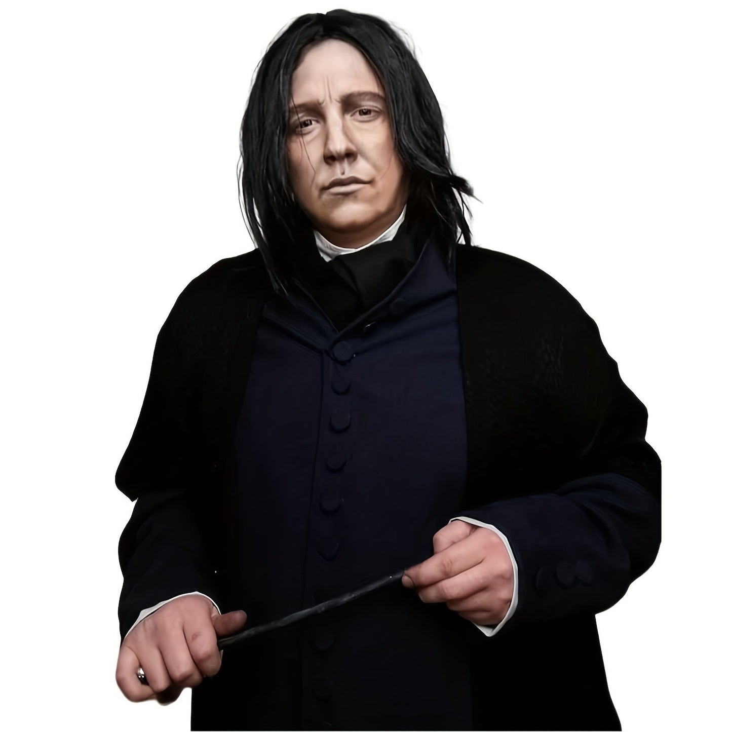 The Hair Professor presents the Severus Snape Costume Wig, a short, straight men's wig inspired by the character of Vincent V. Perfect for adults.