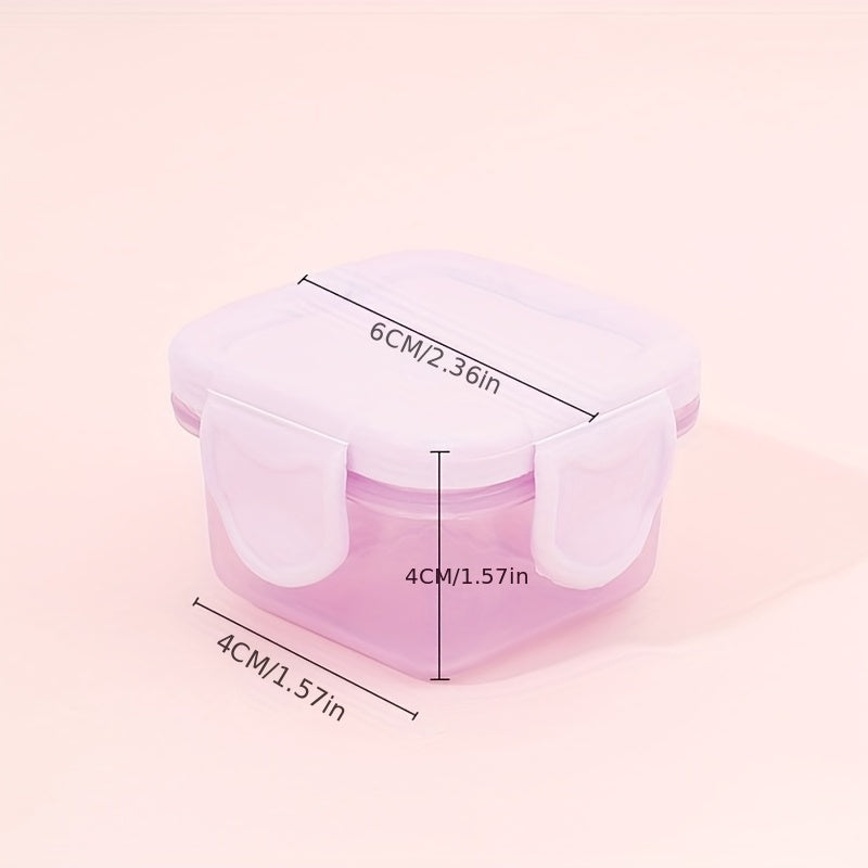 60ml Mini Food Grade Fresh-keeping Box for organizing side dish storage, seasoning dispensing, and sealing.