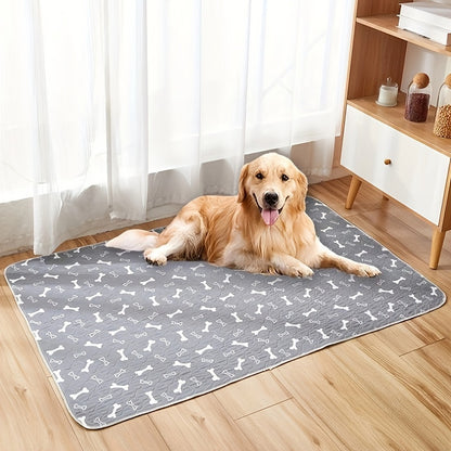 Washable pee pad for dogs with high absorbency and leak-proof design, suitable for potty training.