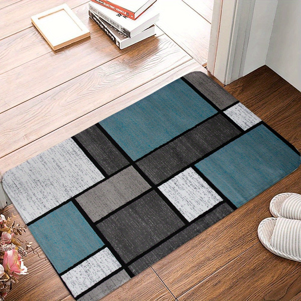 Soft Thickened Kitchen Floor Mat - Non-slip, Oil-proof, Waterproof Runner Rug - Dirt-resistant Carpet - Machine Washable - Entrance Doormat for Kitchen, Living Room, Laundry, Bathroom - Water-absorbing - Room Decor