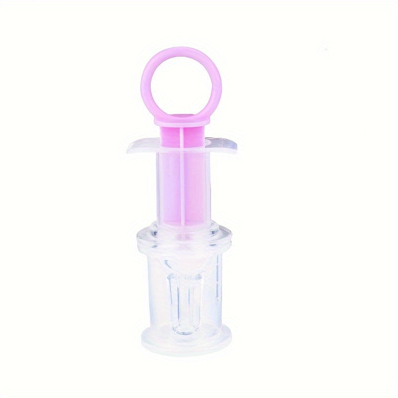 Silicone Baby Oral Syringe - BPA Free, Medicine Dropper Pacifier, Soft Infant Essentials Feeding Utensils with Nipple Pacifier for Medicine, Water, Juice