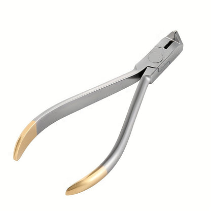 1pc Precision Stainless Steel Wire Cutters with ergonomic grip, sharp blade cutter, nickeltitanium coated. Ideal for fine wire cutting tasks.