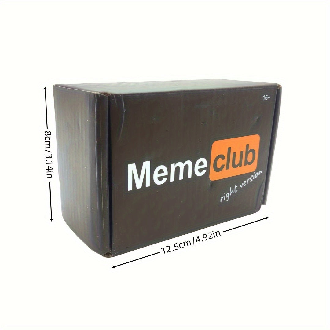 Meme Club Interactive Card Game - Fun desktop game for parties and gatherings, includes 108 cards, great holiday gift.