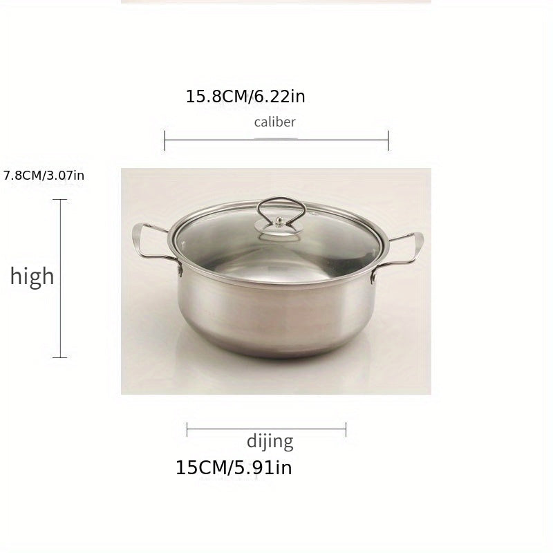 Stainless Steel Cookware Set: 10 Pieces with Handles, Non-Stick Pots and Pans, Perfect for Home and Professional Cooking