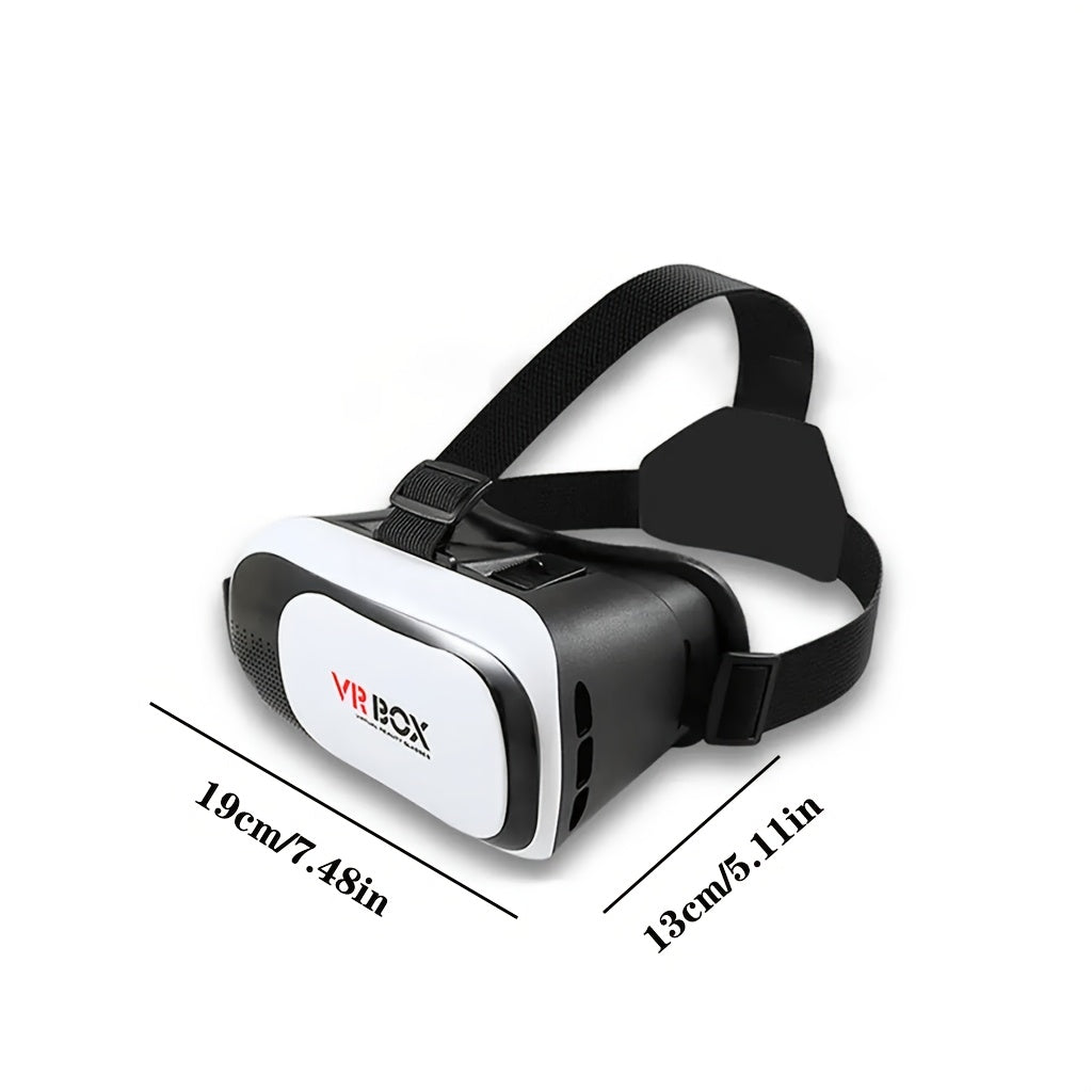 Advanced VR headset with proximity sensor for iPhone/Android smartphones, binoculars style and aux connection.