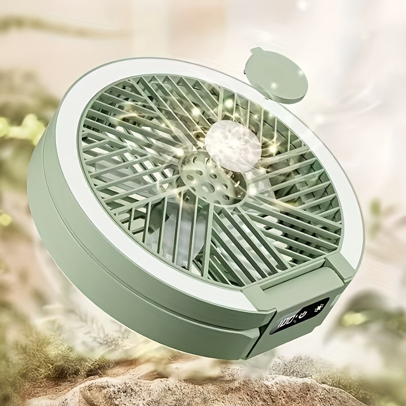 The Portable USB Rechargeable Table Fan is equipped with a 1200mAh lithium battery, making it perfect for both indoor and outdoor use. With button control and ABS material construction, this fan is ideal for travel and home use.