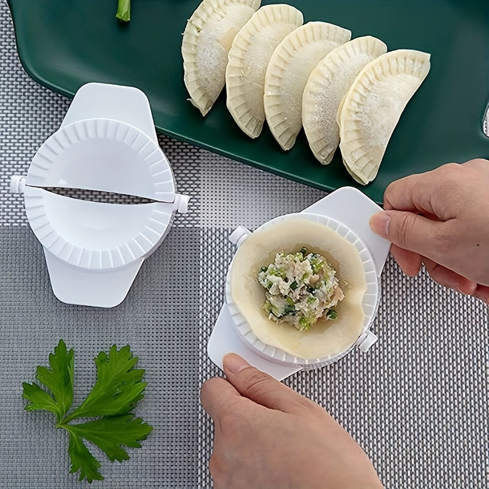 Dumpling Maker Set - Includes Dumpling Press, Mold, Mini Pie Maker, Dough Sheeter, Tortilla Press, and More - Must-Have Kitchen Gadgets for Making Delicious Dumplings