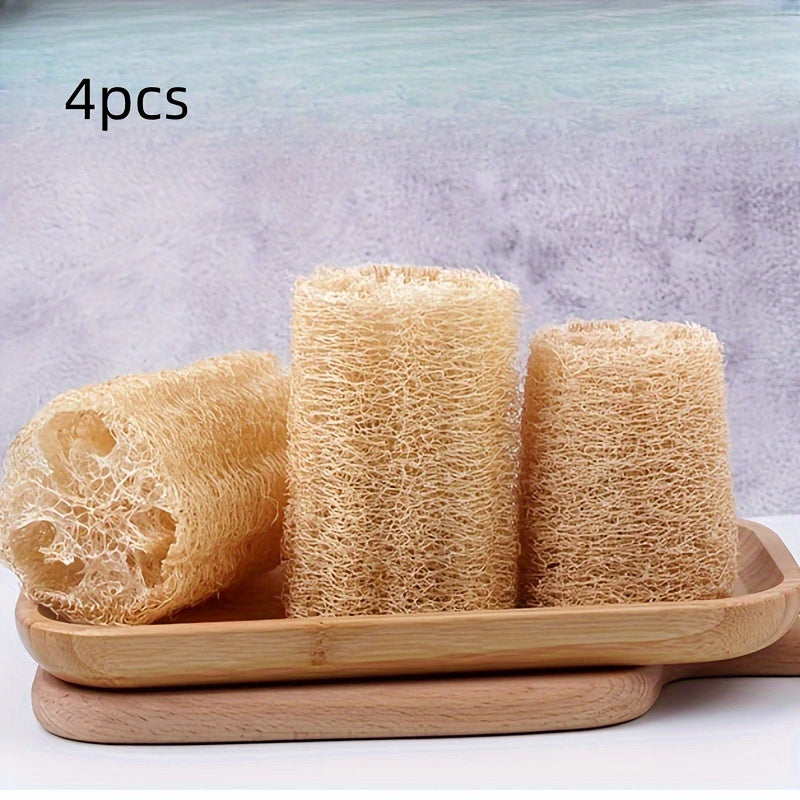 Get your hands on a set of environmentally friendly Ecoclean Natural Gourd Dish Scrubbers in either an 8-pack or 4-pack. These medium firmness scrubbers are perfect for both kitchen and bathroom cleaning. Made from natural fiber, they are portable