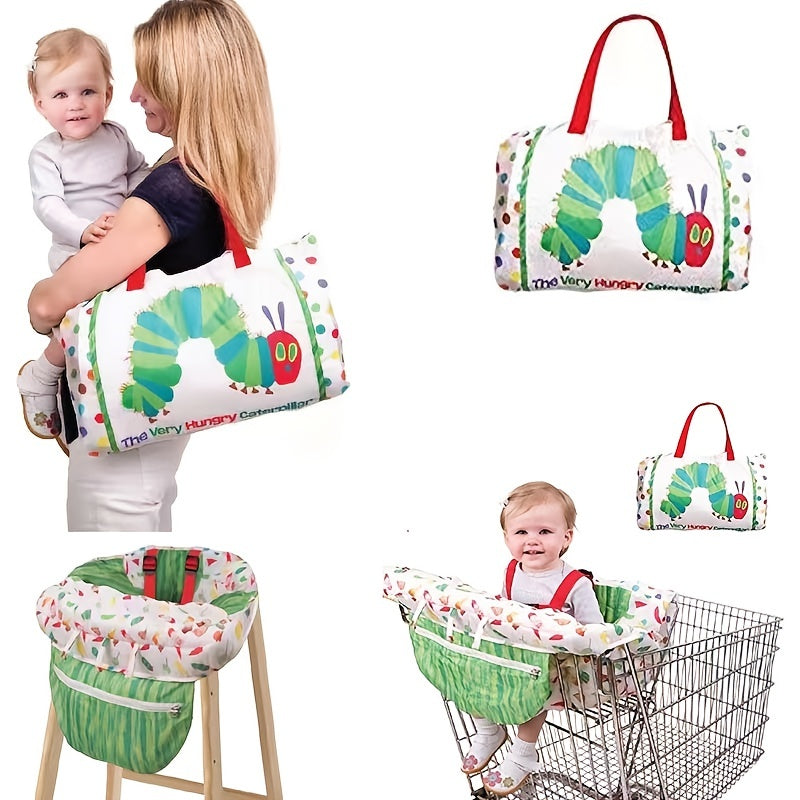 Protect your baby or infant in style with this versatile 2-in-1 shopping cart and high chair cover. This washable cover is designed to fit dining platform high chairs up to 8 inches high, providing a comfortable and clean seating option for your little