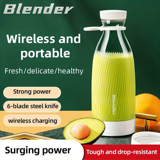 Portable Wireless USB Rechargeable Mini Fruit Juicer - Perfect for Juicing on the Go!