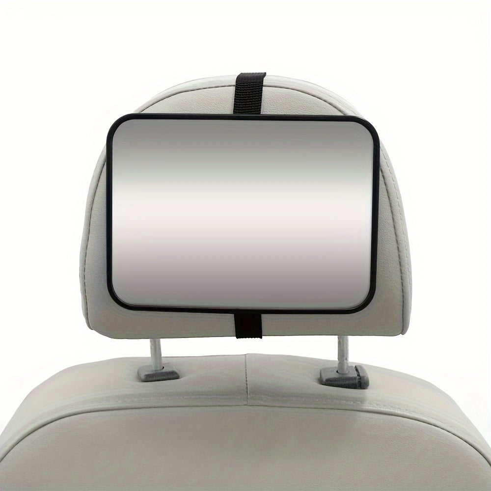 Mirror for Kids Car Safety Seat: Universally Compatible, Rectangle Design, Convex Mirror, Ideal for Children Ages 3-12