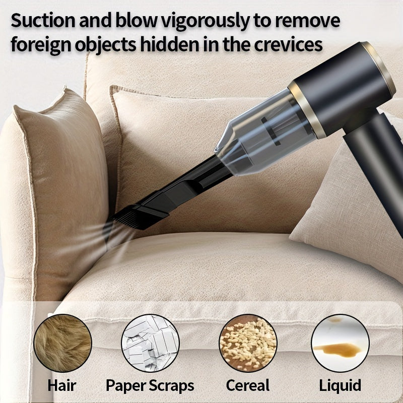 Powerful handheld vacuum cleaner with multiple functions and accessories for versatile cleaning.