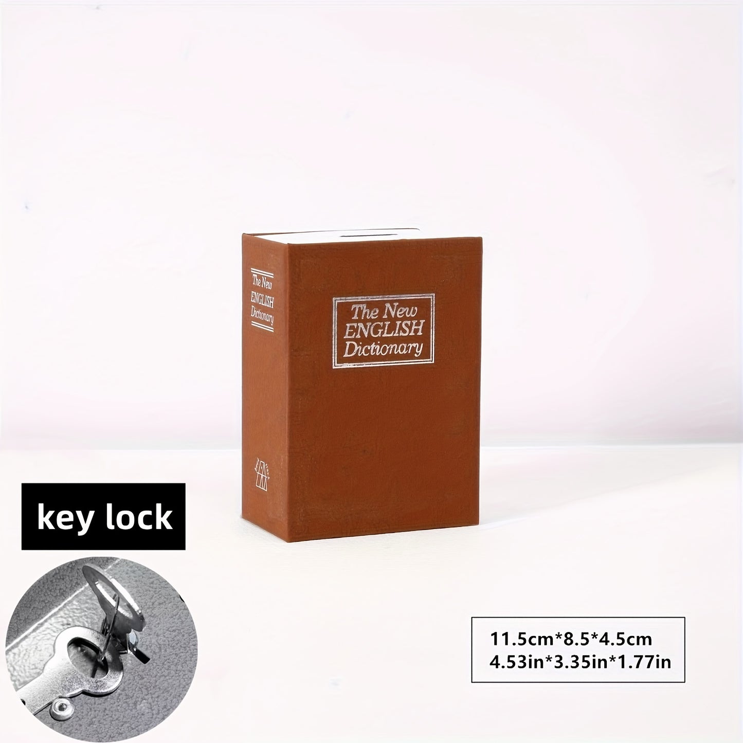 1pc Book Money Box with Password Lock, Safe storage for valuables such as cash, jewelry, passports.