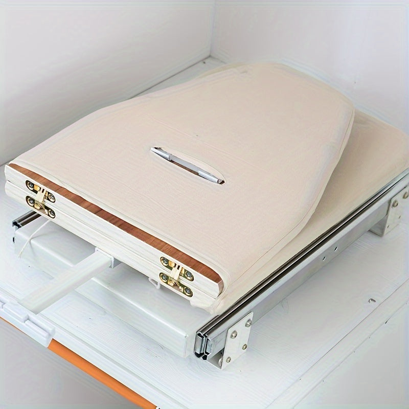 Compact Foldable Ironing Board - Easily Mountable, Conveniently Portable for Wardrobe & Bedroom