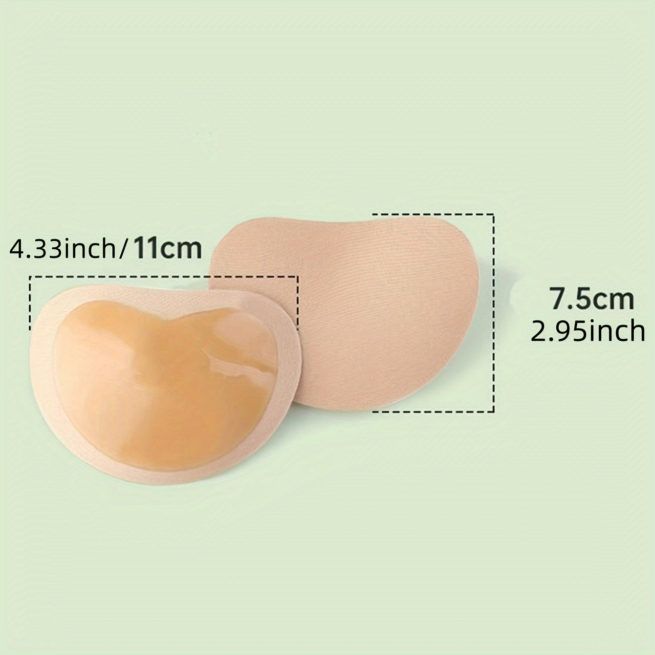 Soft and comfy bra insert pads for chest enhancement, ideal for women's lingerie and underwear.