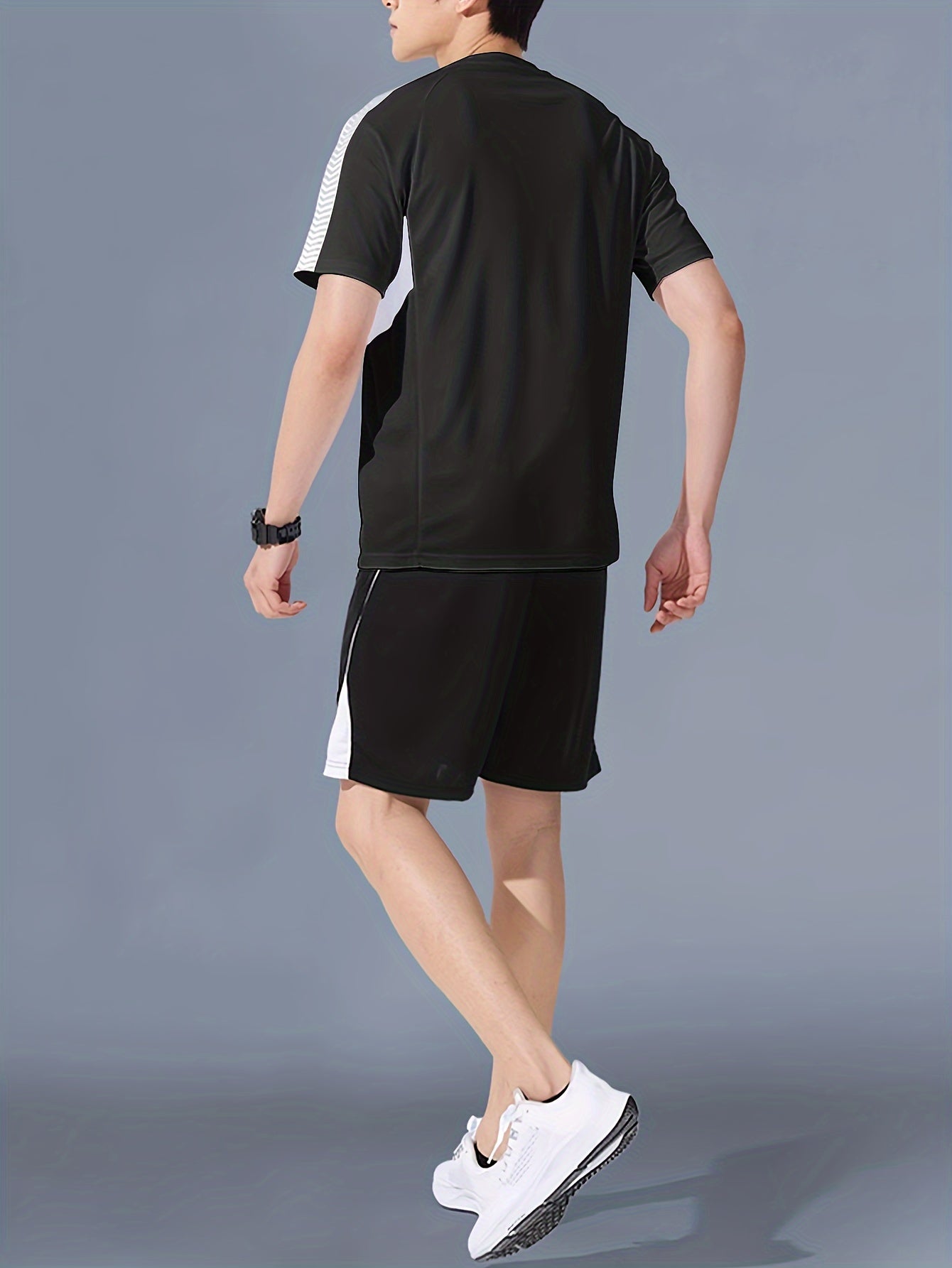 Men's Summer Set: Muscle T-Shirt and Shorts, Polyester Beach Outfit