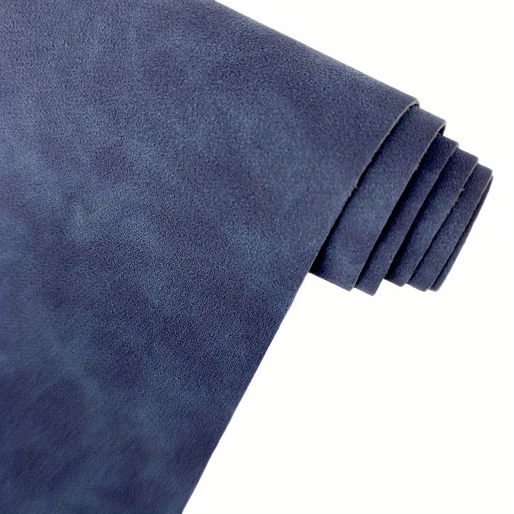 1 piece of soft smooth synthetic suede PU faux leather fabric for DIY wallets and bags.