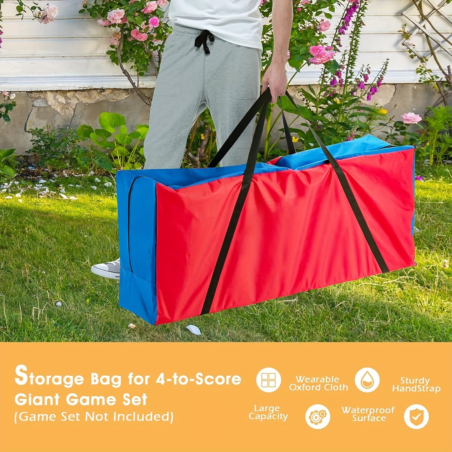 A 10.16cm Carry & Storage Bag for Jumbo 4 to Score Game