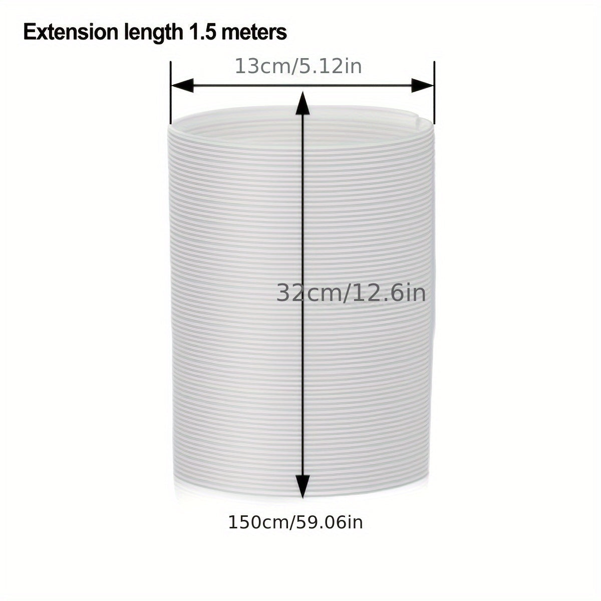 Efficient Cooling with Flexible, Thickened PP Steel Wire and Corrugated Design in Portable Air Conditioner Exhaust Hose