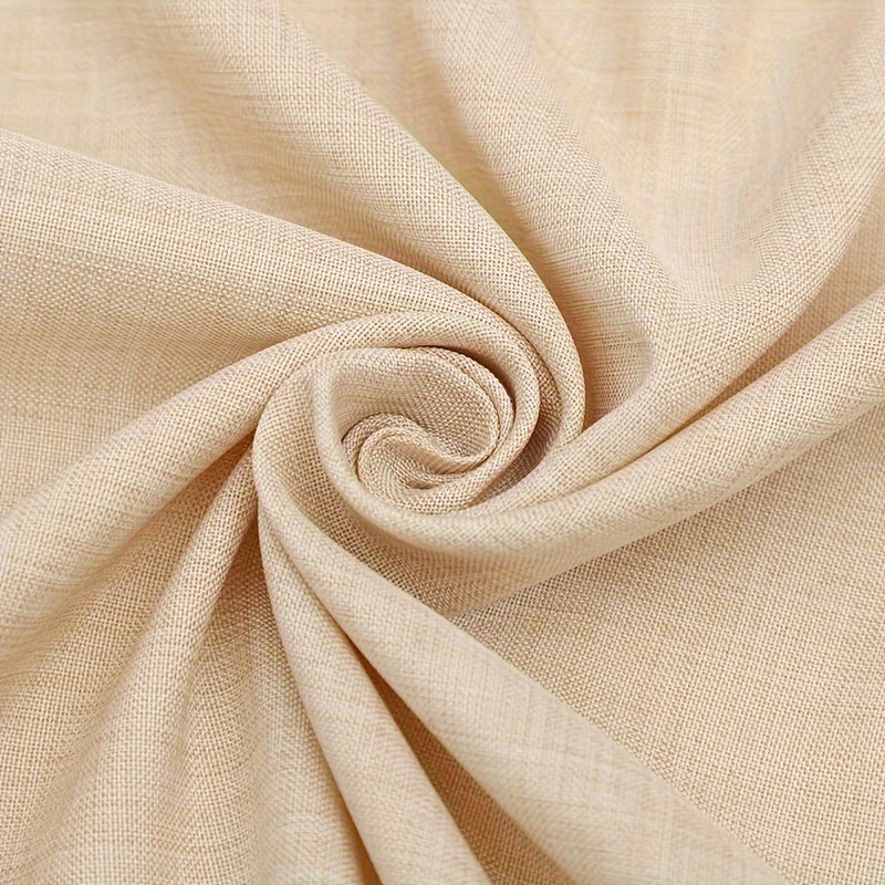 12 Elegant Beige Polyester Blend Dinner Napkins - 45.72x45.72 cm Square, Soft & Durable for Special Occasions