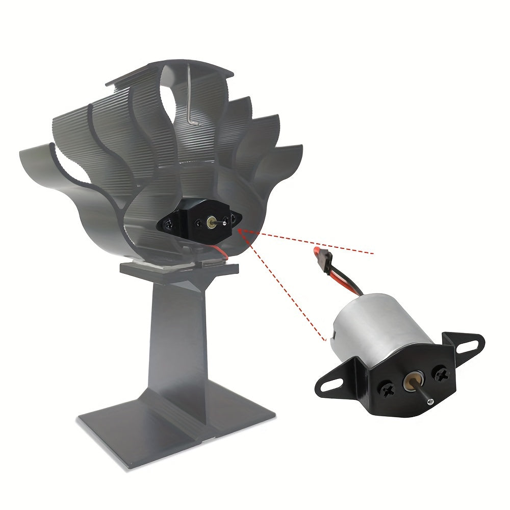 1500RPM Fireplace Fan Motor with High Efficiency - Made of Sturdy Aluminum, Ideal for Wood Stoves, Log Burners, Electric Power Generators, and as a Replacement