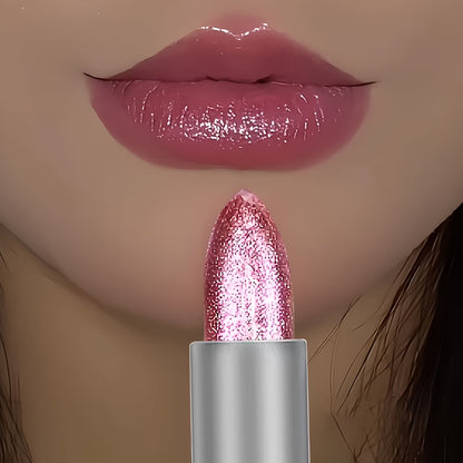 Sparkling purple tone, long-lasting glitter lipstick for combination skin adults in ≤100ml moisturizing jelly formula.