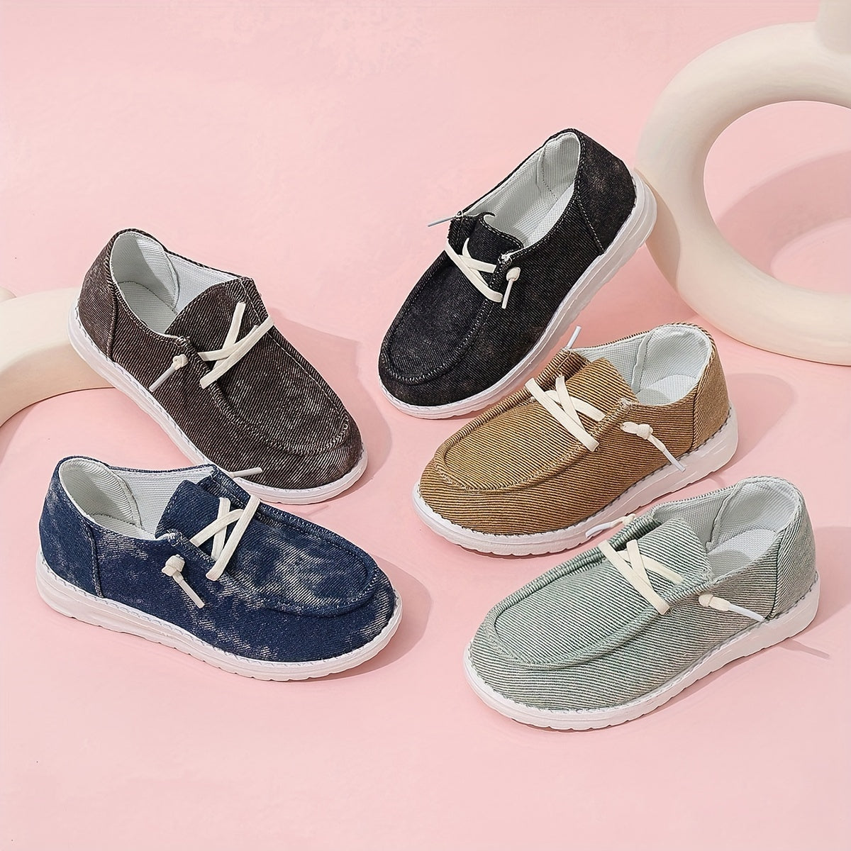 Boys' slip-on footwear, breathable and comfortable for all seasons in a classic style.