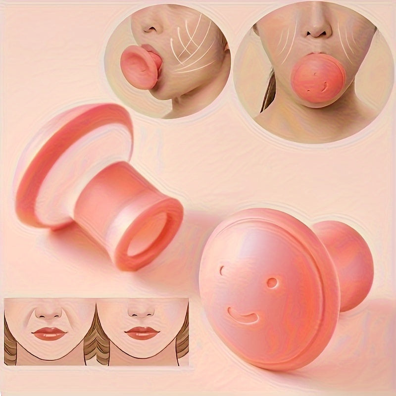 Silicone Face Lifting Massager reduces double chin and tones facial muscles, suitable for both men and women.