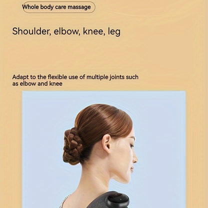 Heated 3-in-1 knee, elbow, and shoulder brace with adjustable heating modes.