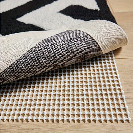 Durable and Easy to Install Non-Slip Rug Gripper Pad - Provides Extra Strong Grip for Secure Area Rug Placement on Hard Floors - Perfect for Enhancing Home Decor