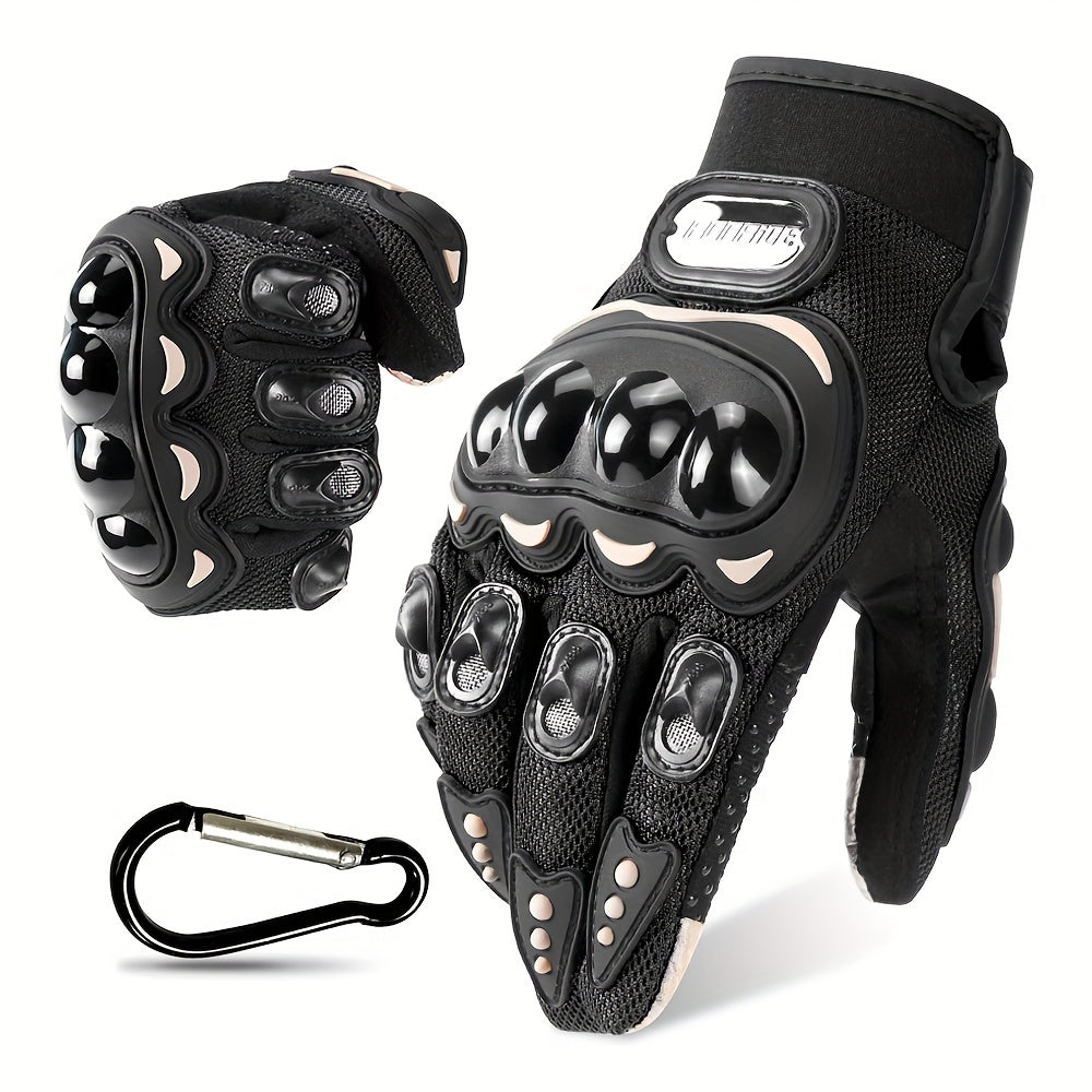 HEROBIKER Ironride Polyester Riding Gloves are hand washable and perfect for outdoor motorcycle riding in all seasons.