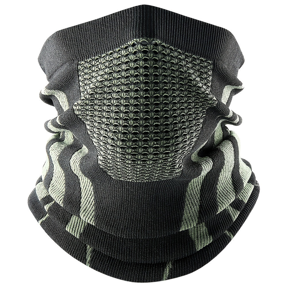 Stay warm this winter with our versatile Winter Neck Gaiter Neck Warmer. This half face ski mask cover shield is perfect for braving the cold weather, offering windproof protection. Use it as a tube bandana, balaclava, or neck warmer while running