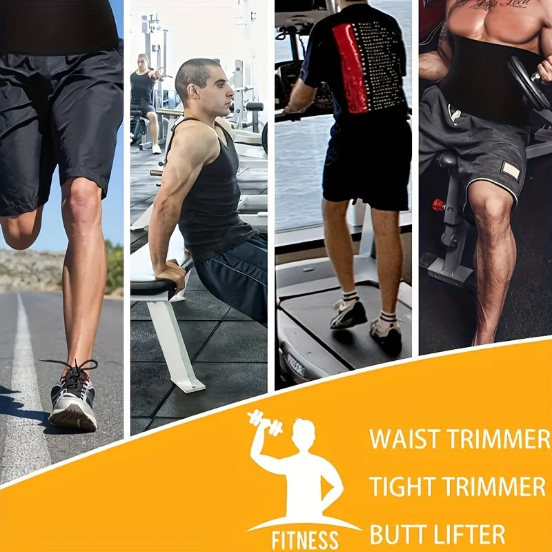 Men's shaping sauna waist trainer for fitness.