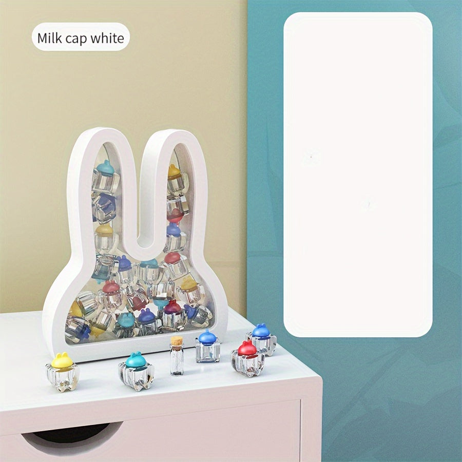 Charming Bunny Kids Tooth Keepsake Box - Made from Sturdy ABS Resin, Ideal for Preserving Children's Memories and Teeth