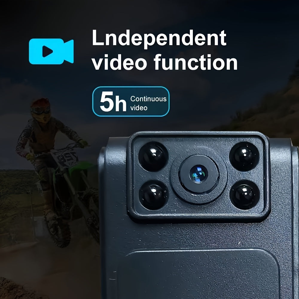 YIIYRY 1080P Full HD Action Camera with Rotating Lens, Rechargeable Battery, Loop Recording - Ideal for Extreme Sports - Black (SD Card Not Included)