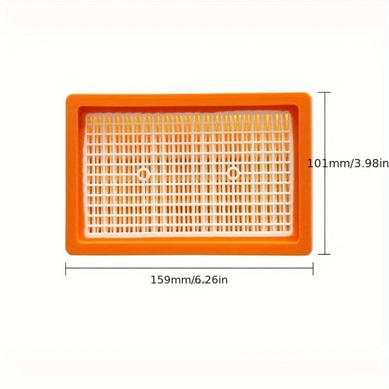 Запасные части #2.863-005.0: Набор из 4 моющихся HEPA-фильтров, совместимых с KARCHER MV4, MV5, MV6, WD4, WD5, WD6 Пылесосами для влажной и сухой уборки