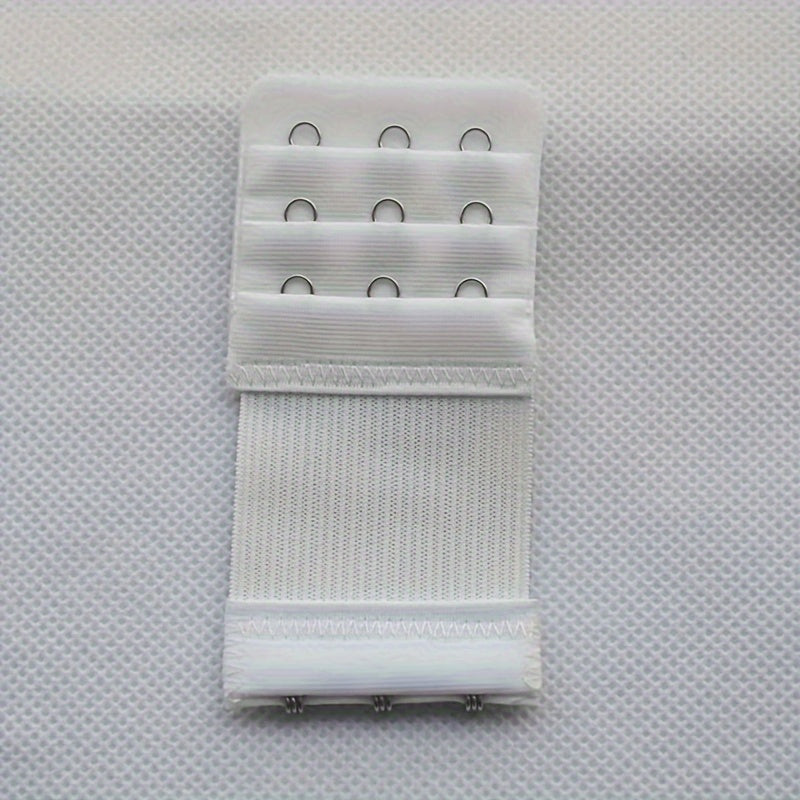 3 Bra Strap Extenders - 3 Hooks, Adjustable Band Buckle, Women's Lingerie Accessory