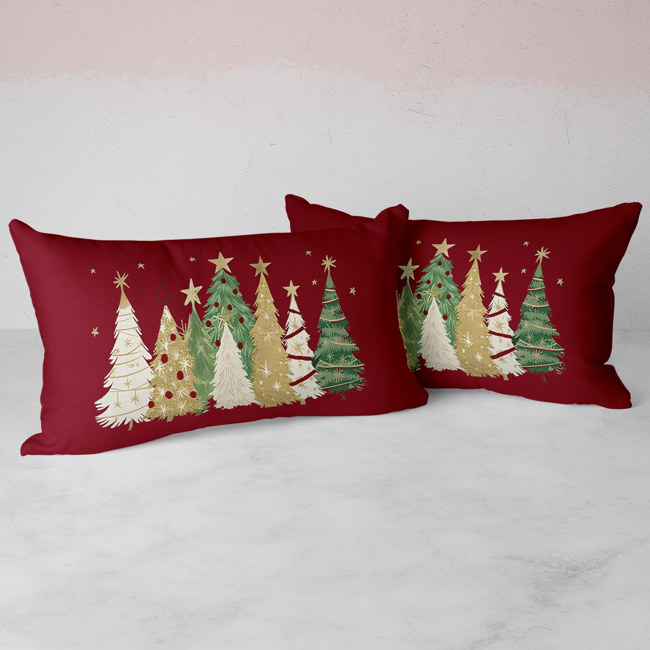 Decorate your living room and bedroom with this Christmas Decorative Pillow Cover featuring a Christmas tree design. This sofa cushion cover is perfect for adding some festive charm to your space. It makes a great Christmas decoration and gift. The