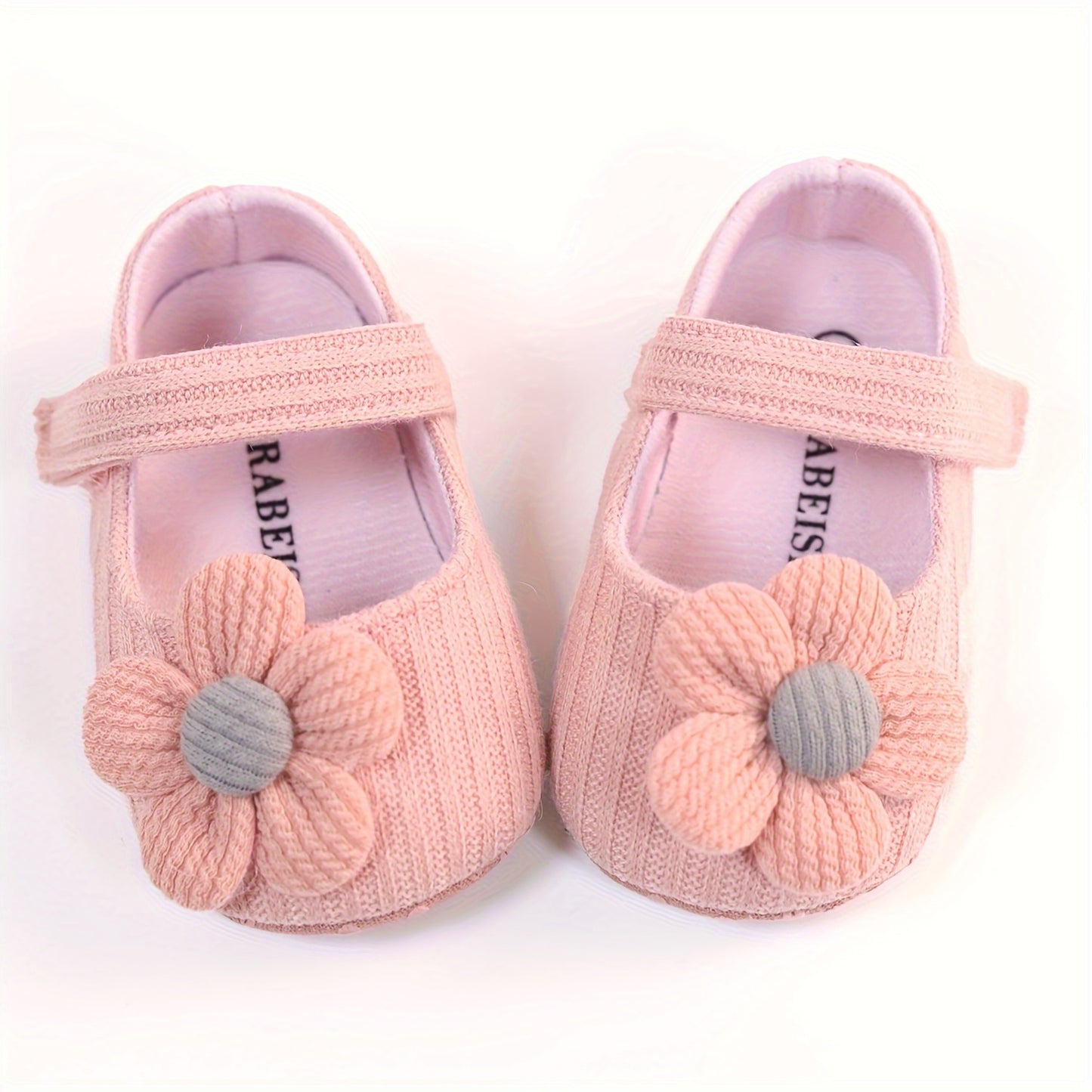 Toddler sunflower princess shoes for daily wear in spring and fall, lightweight, non-slip, and colorful candy-like design.