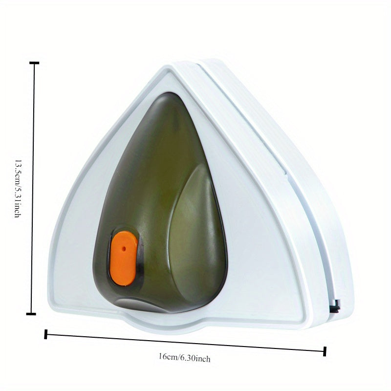 Magnetic window cleaner with water storage, plastic squeegee, and dust collection for glass surfaces in various rooms and vehicles, including high-rise buildings.
