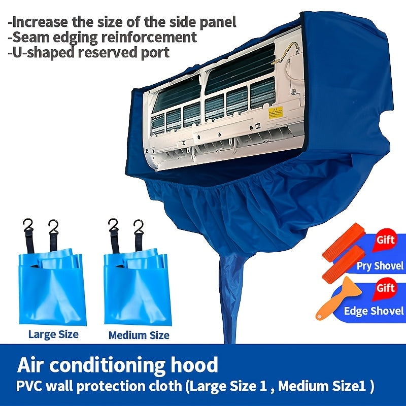 Air Conditioner Cleaning Cover - Durable, Non-Electric Wash Bag for 1.5P & 3P Models Including Full Tool Kit