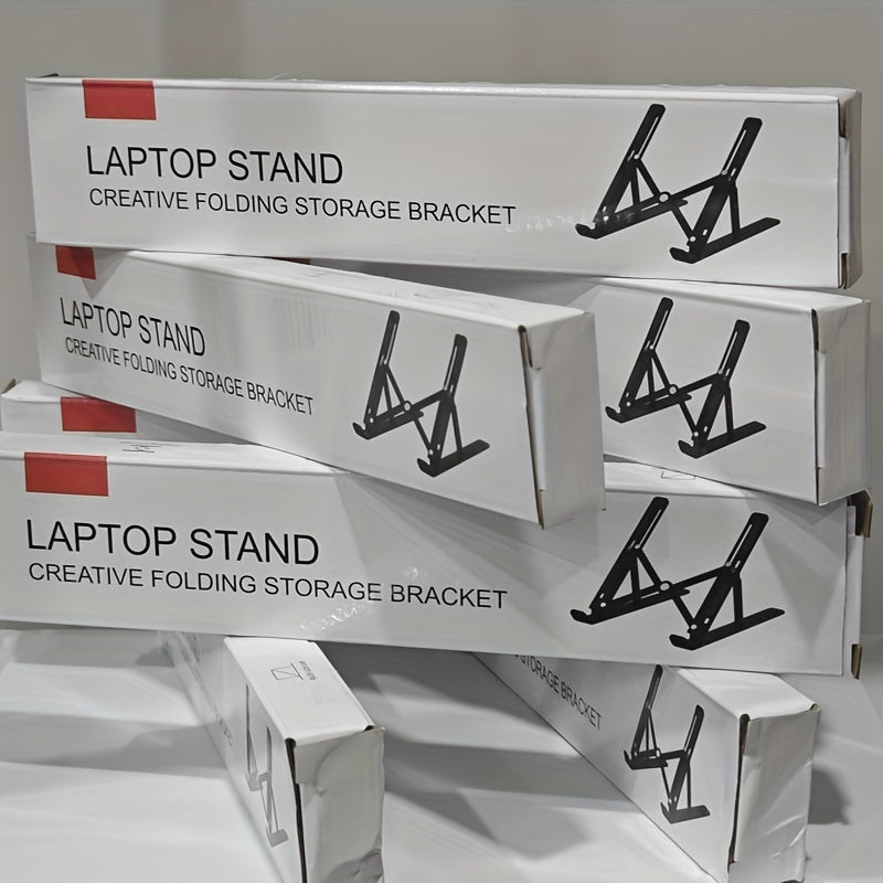 Aluminum Alloy Laptop Stand, Foldable and Adjustable, Universal Notebook Holder.