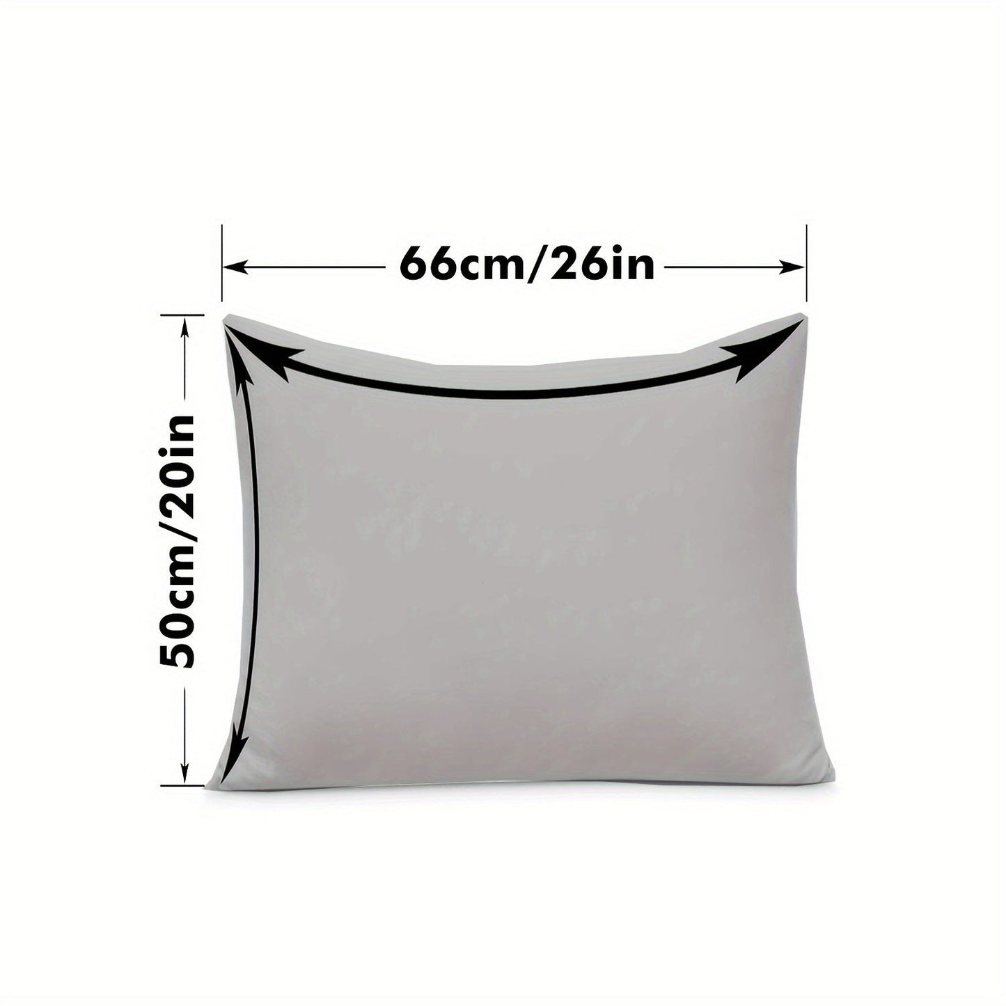 Water-resistant Grey Universal Pillow Protector Cover made from durable, stain-resistant 100% polyester fabric. Machine washable and suitable for home, hotel, or dorm use. Weighing 105gsm.