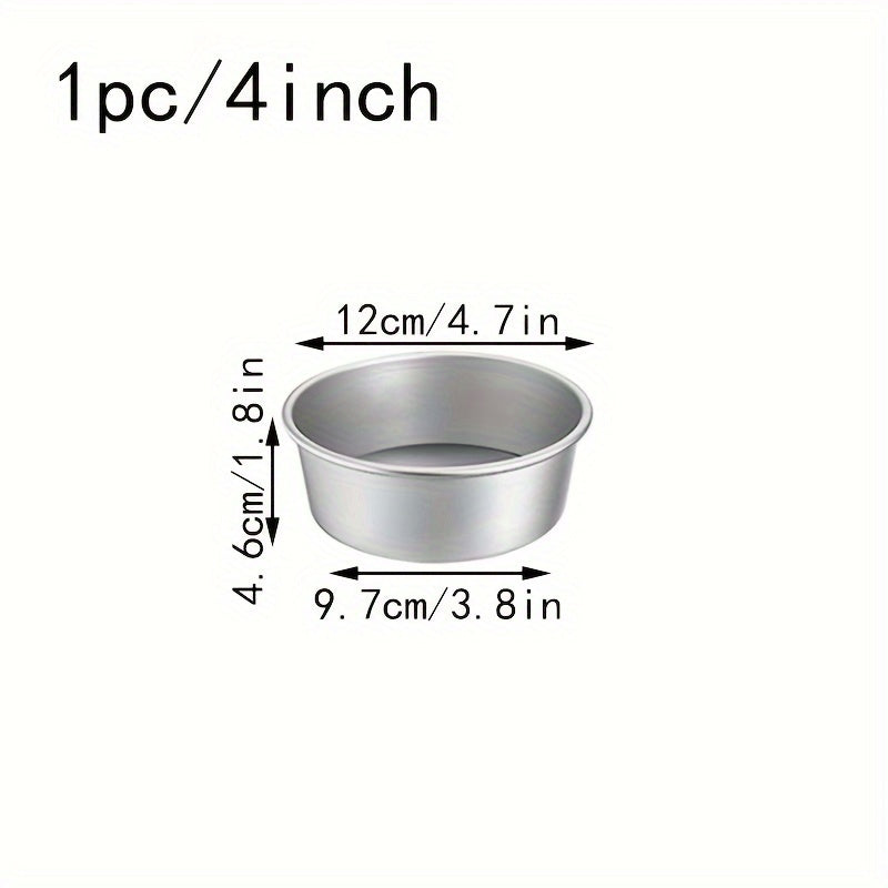 Removable Bottom Round Cake Pans Set - 10.16, 15.24, 20.32 cm Sizes
These easy-release hard anodized aluminum baking molds are perfect for daily use or special occasions such as birthdays, weddings, parties, and more. Also suitable for muffins and