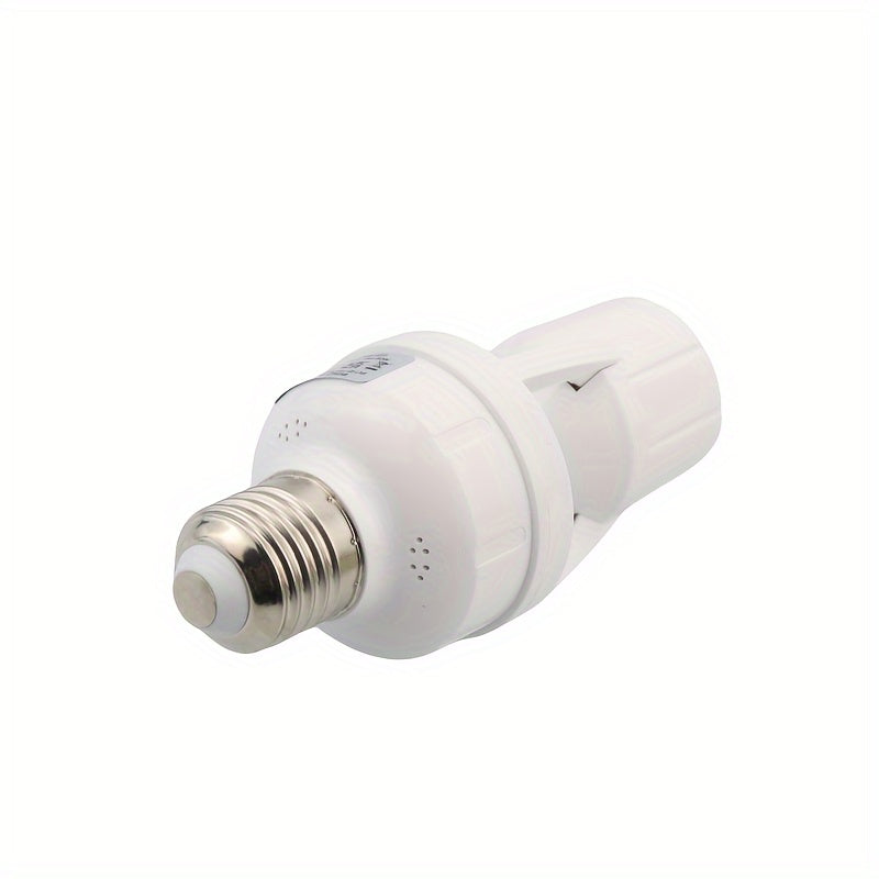 E27 Motion Sensor Lamp Holder, AC 85-265V, Hardwired Light Socket Converter