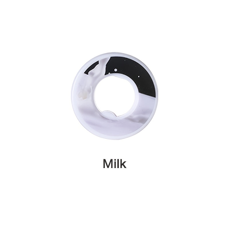 1pc of flavored fruity milk whisky rings for sports water bottles, a healthy drinkware accessory for staying fit.